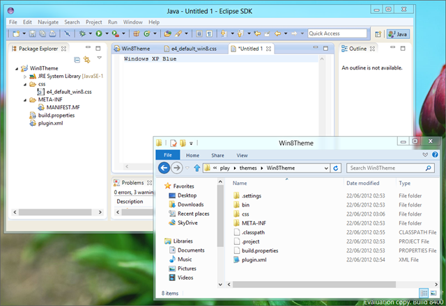 Eclipse Juno RC3 on Windows XP Release Preview