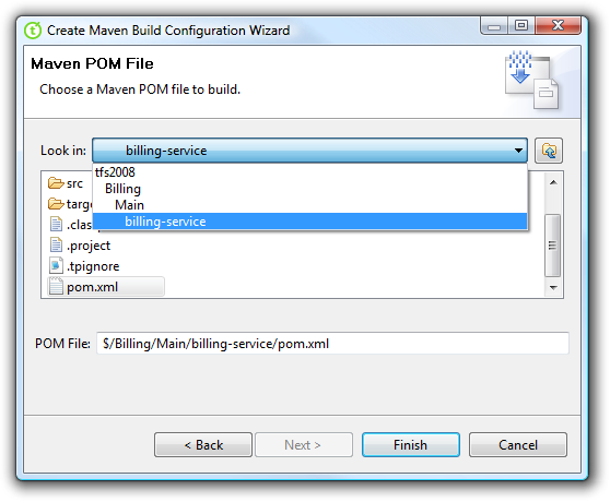 Maven Build Configuration Wizard