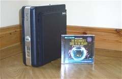 My pint sized Team Foundation Server Version Control Proxy compared to a CD case for scale