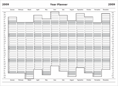 2009 Year Planner