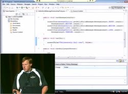 Brian Harry demonstrating TFS integration in Eclipse using Teamprise