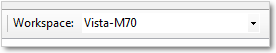 Worspace selection drop down in Visual Studio