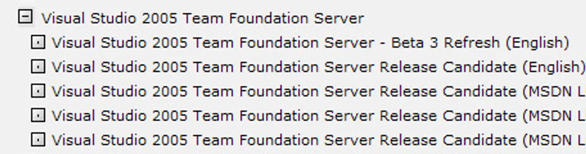 Team Foundation Server RC on MSDN