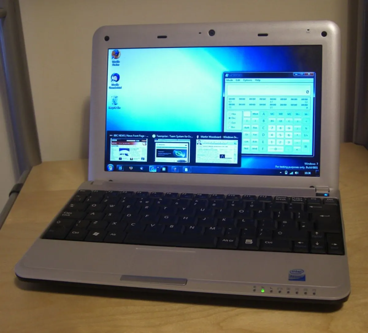 Windows 7 on the MSI Wind