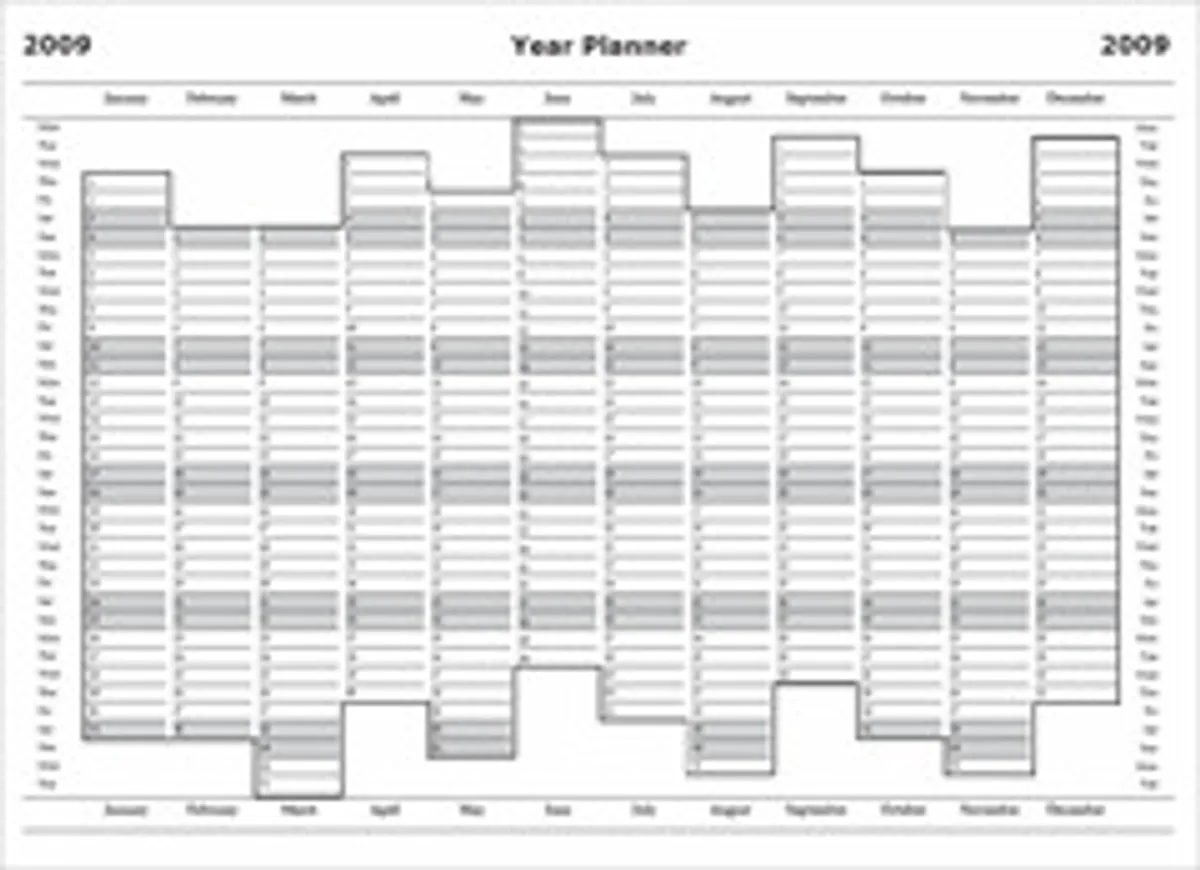 The Year Planner Shuffle