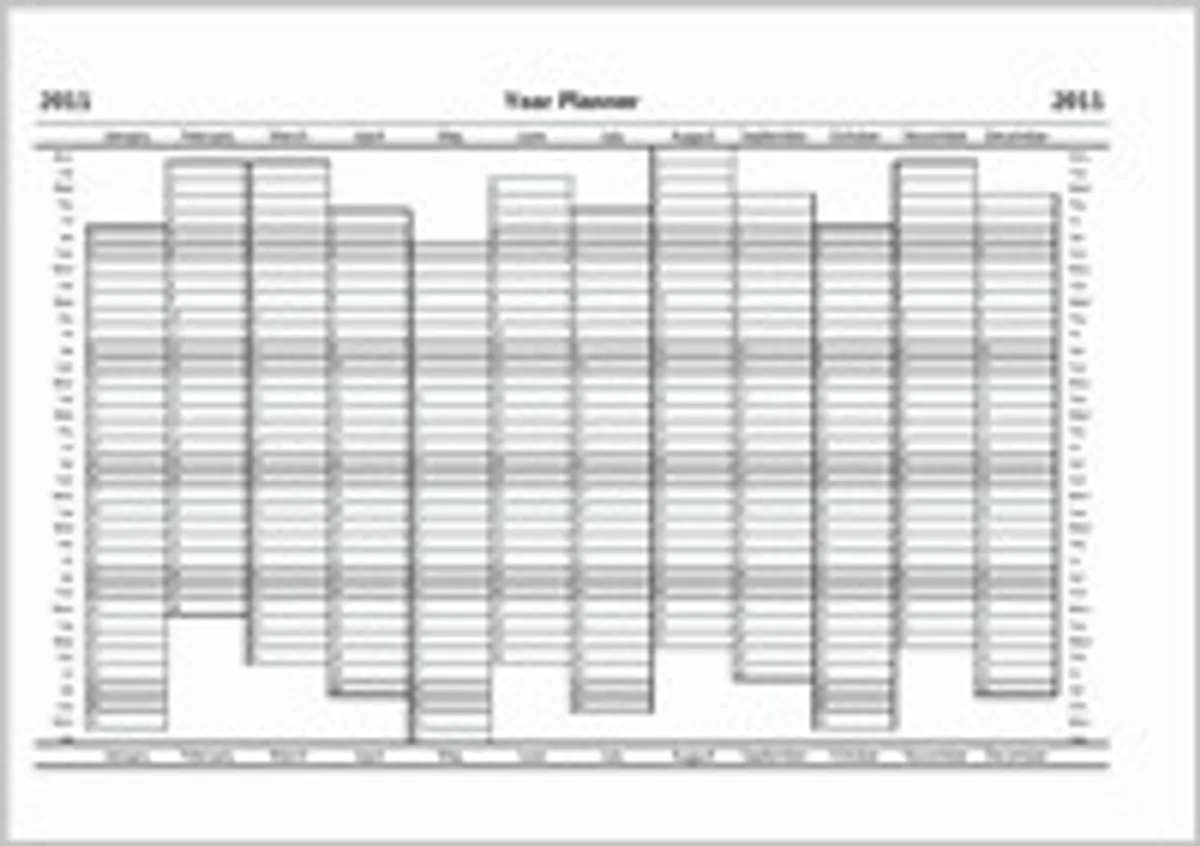 Excel Year Planner