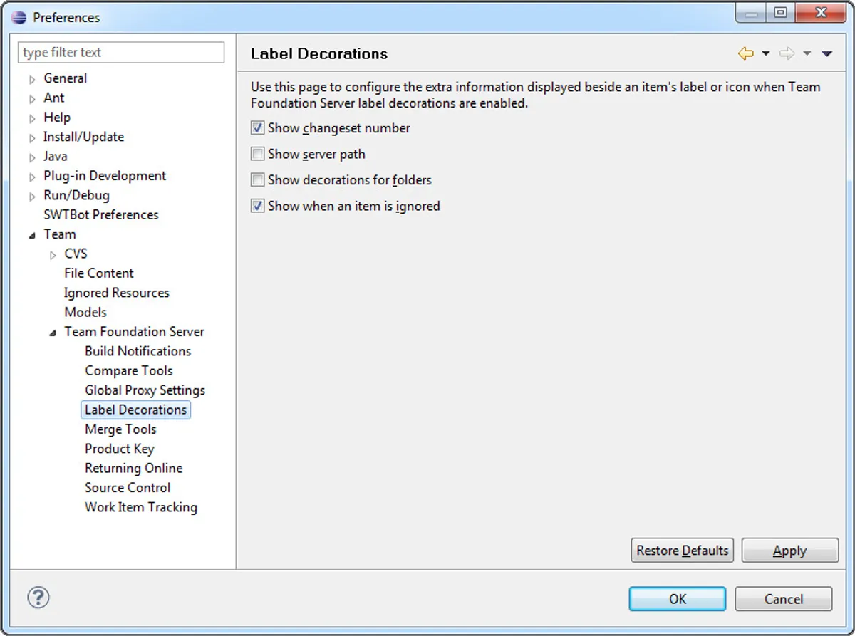 Five Hidden Features in Team Explorer Everywhere 2010 SP1