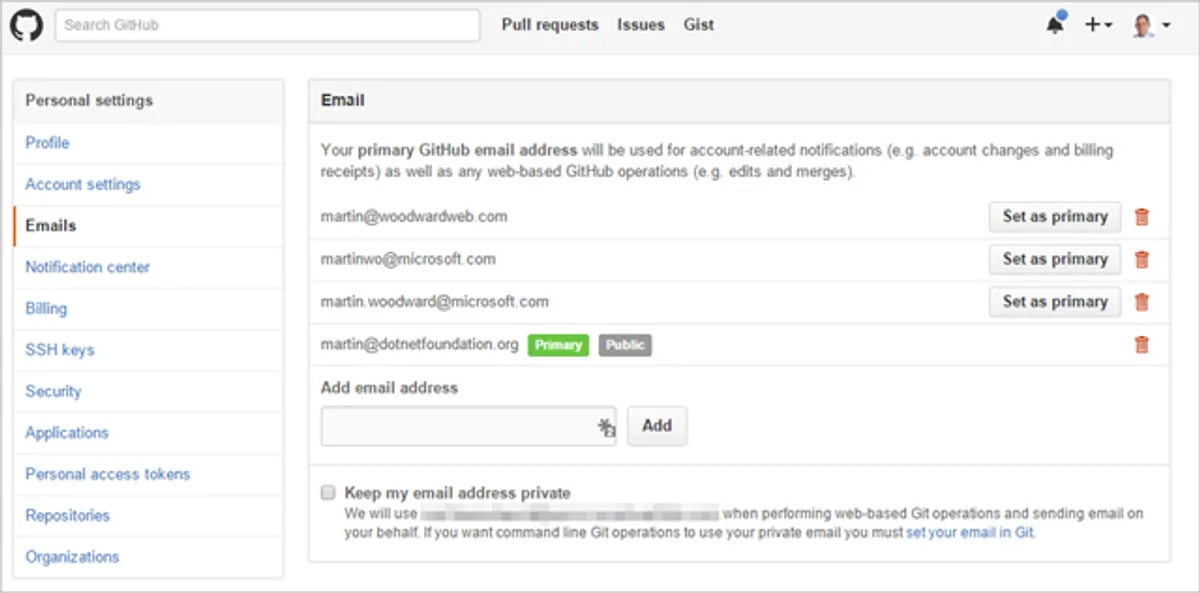 Managing My Many Hats on GitHub